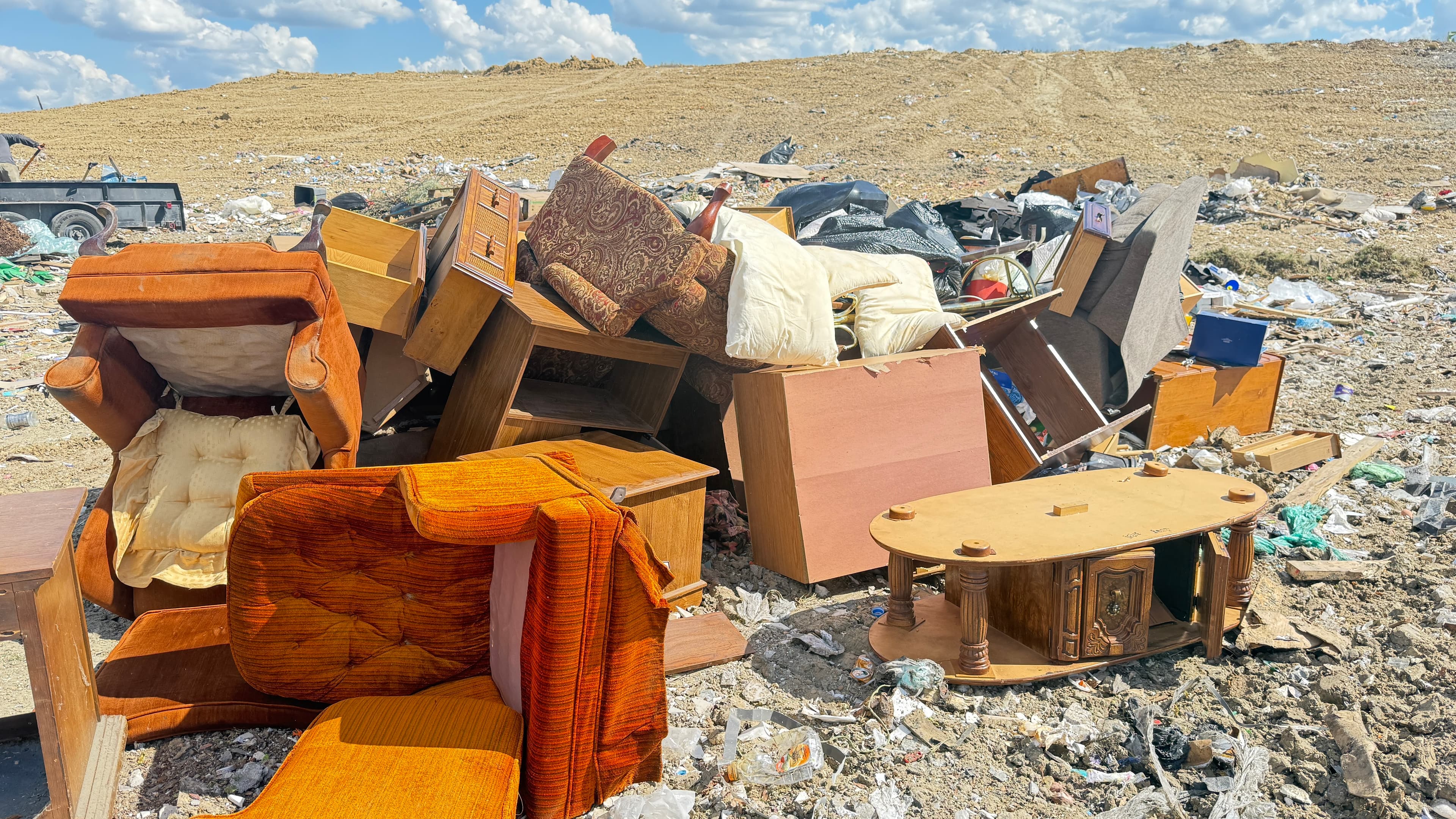 Full load of removed junk